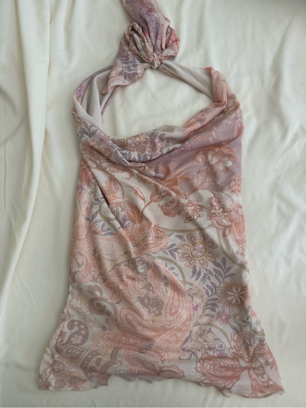 Y2K Vintage backless top
